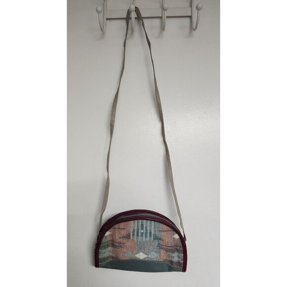 Vintage Tapestry & Reptile Leather Purse Daniel Victor Vermont - Picture 12 of 16